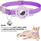 Reflective Breakaway AirTag Pet Collar With Secure Holder Bell 14