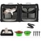 Wakytu Foldable Pet Carrier And Double Pet Carrier For Cats And Small Dogs 0