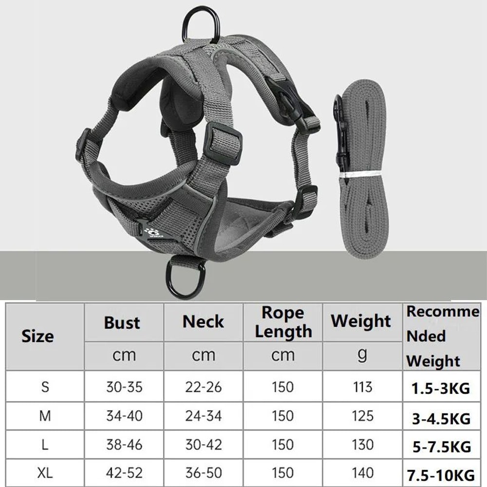 Escape Proof Cat Harness And Leash Set For Kittens And Cats 7