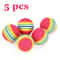 Rainbow EVA Cat Toy Balls For Indoor Cats Interactive Cat Toy Balls For Chasing Bouncing Healthy 6