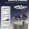 Cordless Stainless Steel Cat Water Fountain With Motion Sensor 35L Capacity 3