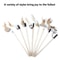 Interactive Feather Cat Wand Toy With Wooden Rod 1