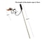Interactive Feather Cat Wand Toy With Wooden Rod 6