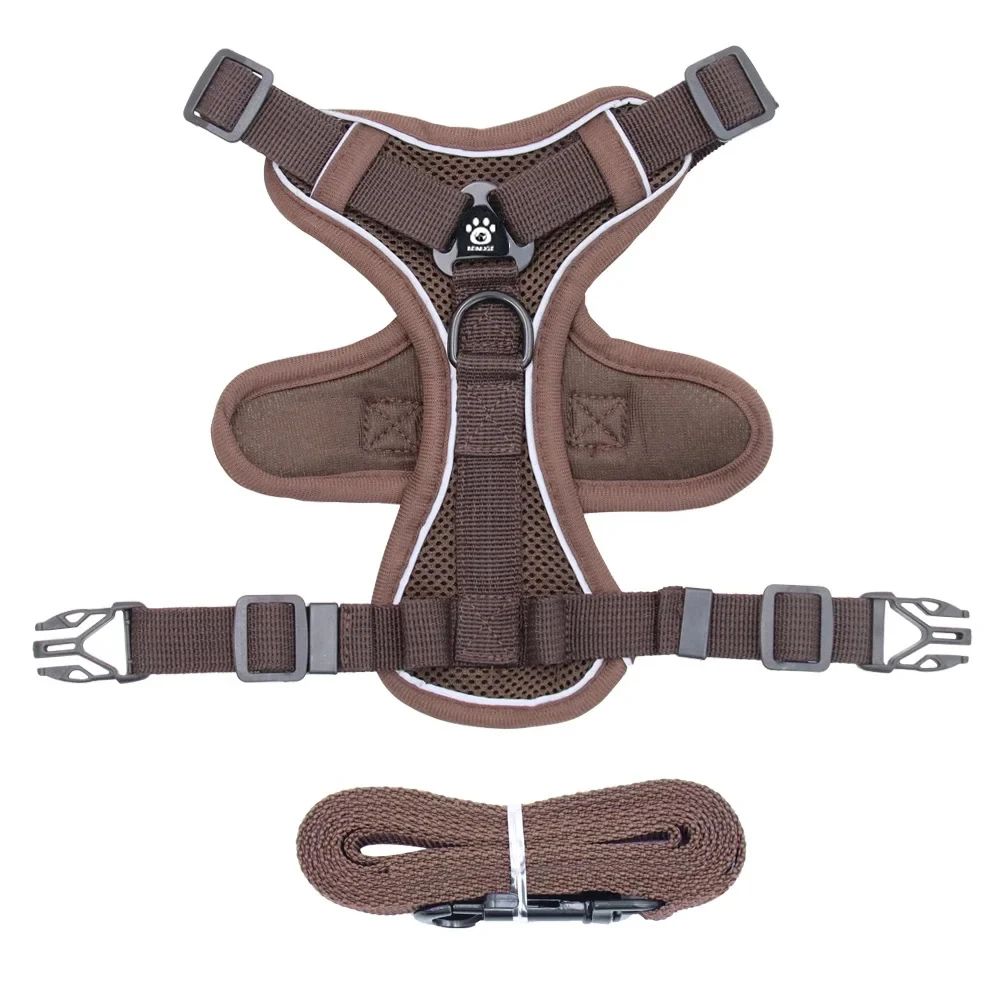 Adjustable Reflective Cat Harness And Leash Set 9