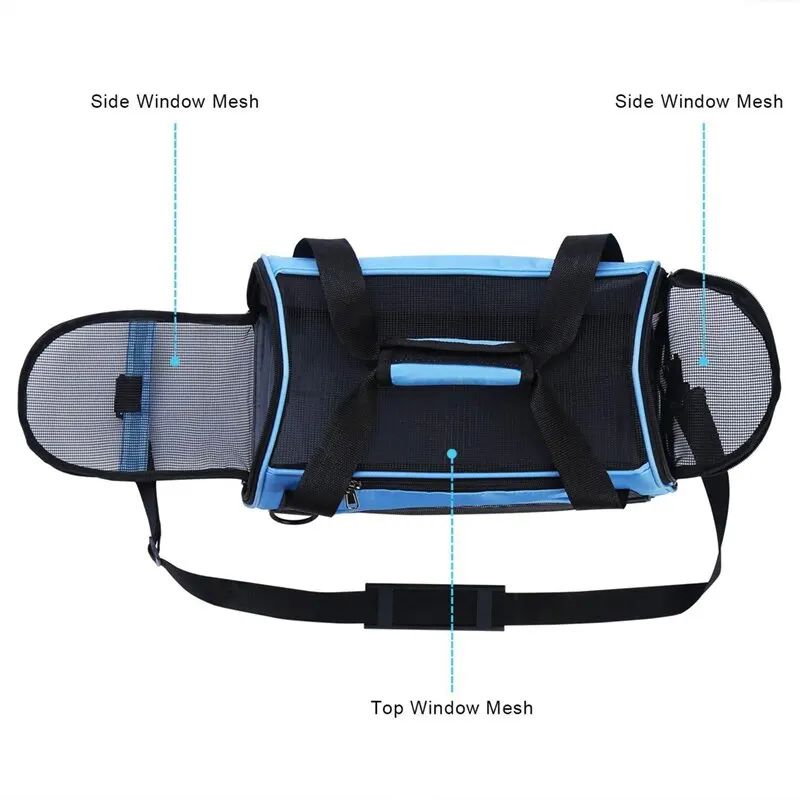 Breathable Foldable Cat Carrier Bag For Travel 4