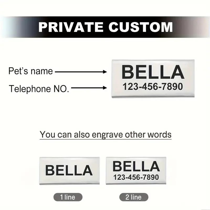Personalized Boho Breakaway Cat Collar With Engraved ID Tag Bell 4