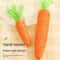 Sound Carrot Cat Teething Toy For Interactive Chew And Cuddle Play 5