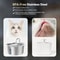 32L Stainless Steel Pet Fountain With Visible Water Window 3