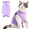 ComfortGuard Cat Recovery Suit Soft AntiLick PostSurgery Onesie For Cats Kittens 4