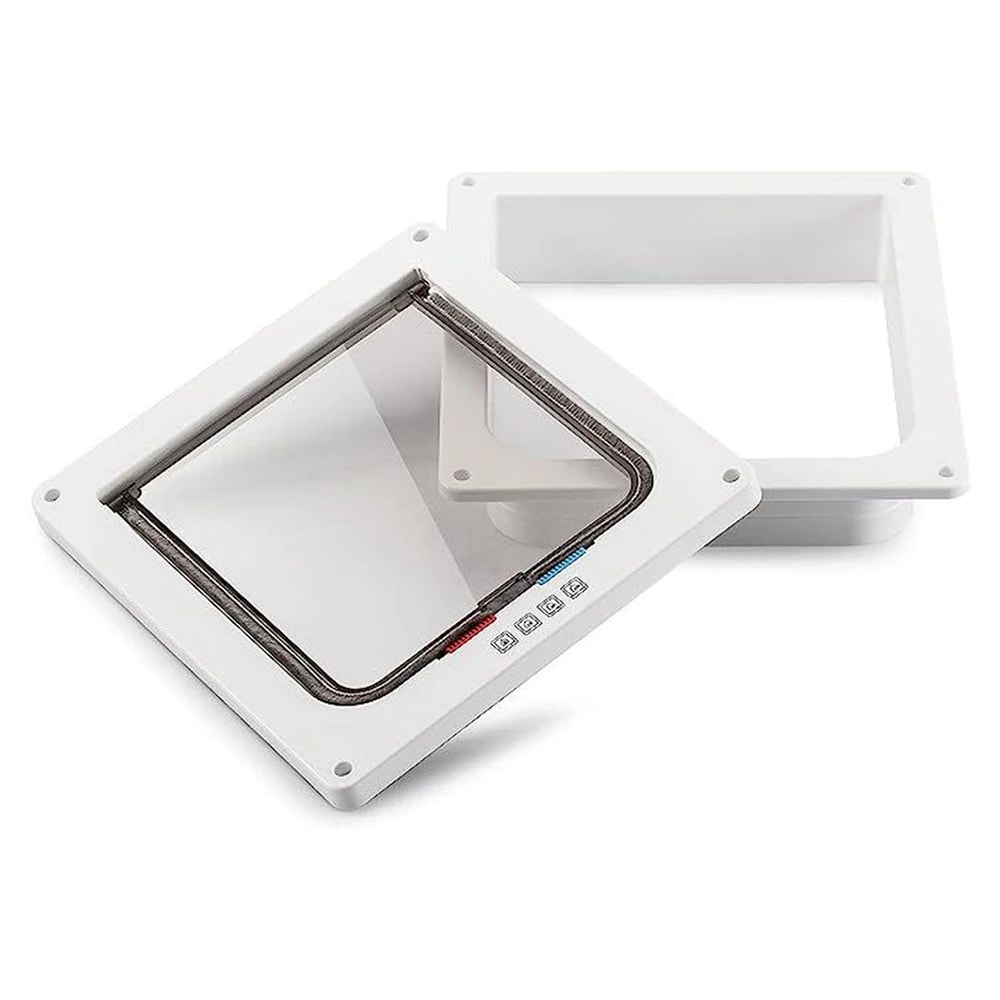 Secure 4Way Lock Dog And Cat Flap Door 0