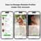 AirTag Cat Collar With QR ID Tag Reflective Breakaway Safety Tracker Collar For Cats 4