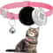 AirTag Cat Collar With QR ID Tag Reflective Breakaway Safety Tracker Collar For Cats 13