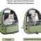 ClearView Folding Pet Carrier Backpack For Cats And Small Dogs 1