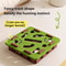 Felt HideandSeek Cat Puzzle Toy Box Interactive Ball Chase Enrichment Play Center For Indoor Cats 0