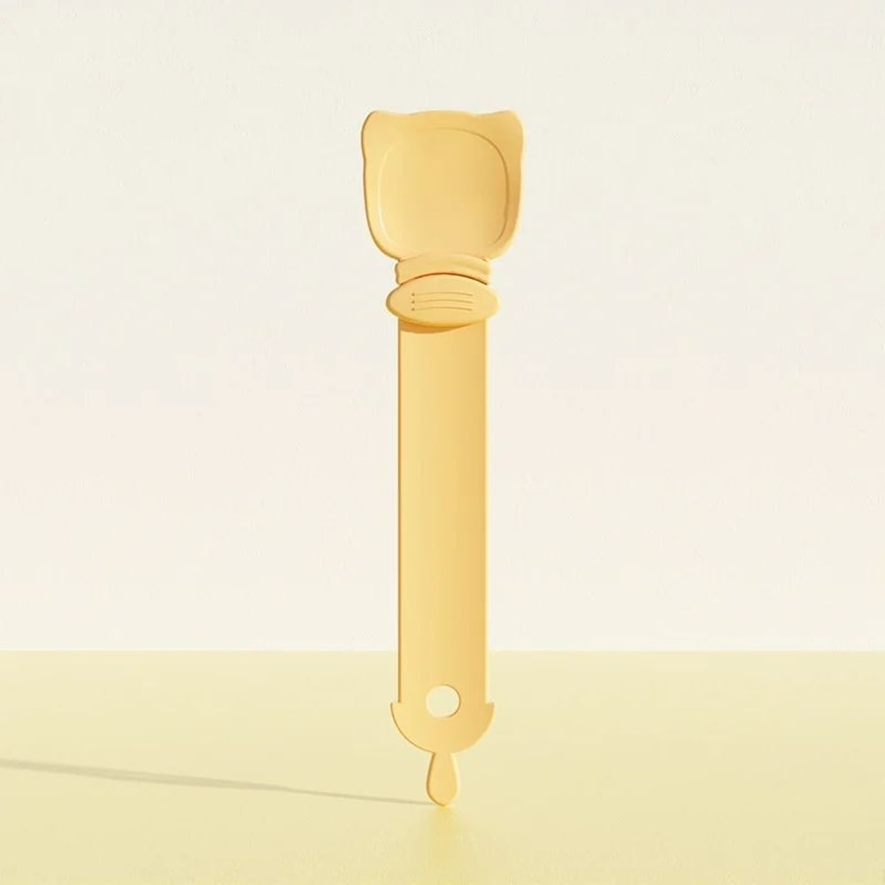 Cat Treat Squeeze Spoon MessFree Cat Treat Spoon Pet Feeding Tool For Easy Bonding 8