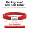 Personalized Breakaway Cat Collar With Engraved ID Tag GPS Tracker Holder 2
