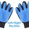Gentle Pet Grooming Glove For Cats And Dogs 7