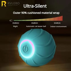 smart rolling cat ball interactive usb rechargeable cat toy