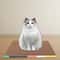 Cozy Curve Cat Scratcher Bed Cardboard Cat Lounge Pad 3
