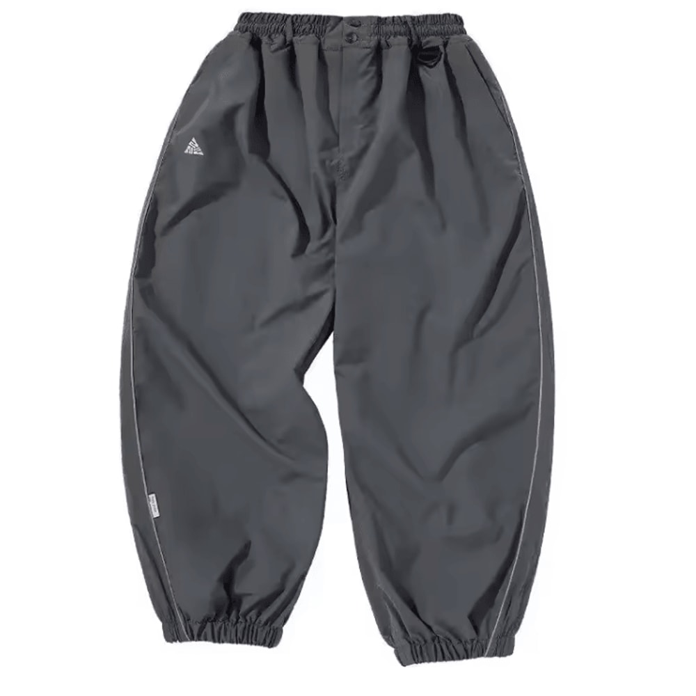 Unisex Waterproof Ski Pants Loose Fit WearResistant DoubleLayer Snow Pants 1