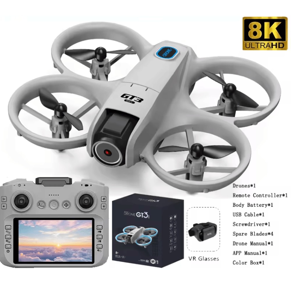 GT3 MAX Mini Drone With GPS 5G WiFi 8K HD Camera Professional Aerial Photography Quadcopter 1