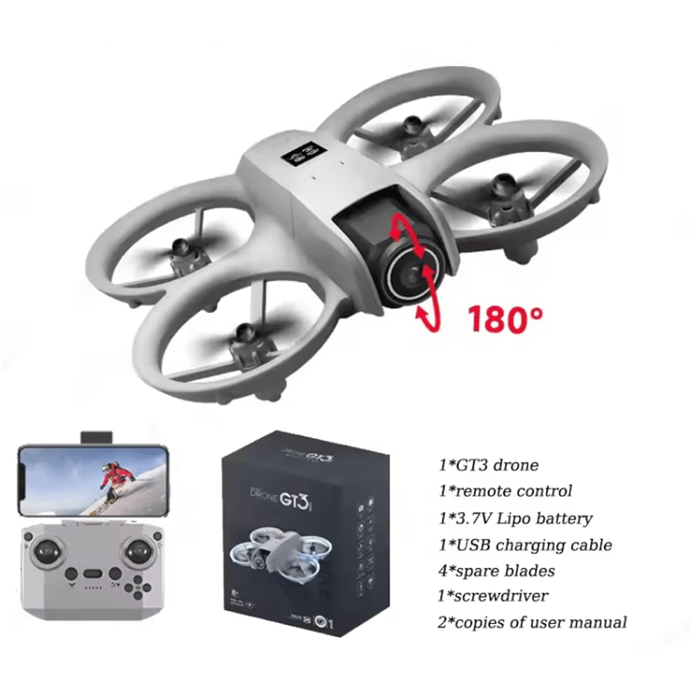 GT3 MAX Mini Drone With GPS 5G WiFi 8K HD Camera Professional Aerial Photography Quadcopter 2