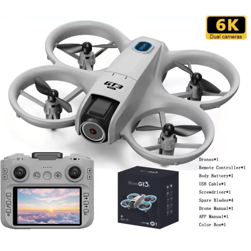 GT3 MAX Mini Drone With GPS 5G WiFi 8K HD Camera Professional Aerial Photography Quadcopter 3