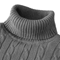 Mens Turtleneck Sweater Casual Knitted Rollneck Warm Jumper 5