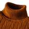 Mens Turtleneck Sweater Casual Knitted Rollneck Warm Jumper 8
