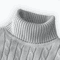 Mens Turtleneck Sweater Casual Knitted Rollneck Warm Jumper 9