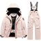 Winter Ski Kids Coat And Pants Set Waterproof Warm Boys Girls Snow Suit 9