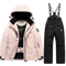 Winter Ski Kids Coat And Pants Set Waterproof Warm Boys Girls Snow Suit 10