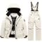 Winter Ski Kids Coat And Pants Set Waterproof Warm Boys Girls Snow Suit 1