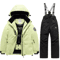 Winter Ski Kids Coat And Pants Set Waterproof Warm Boys Girls Snow Suit 6