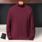 Mens Long Sleeve Knitted Turtleneck Striped Sweater 2
