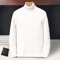 Mens Long Sleeve Knitted Turtleneck Striped Sweater 6