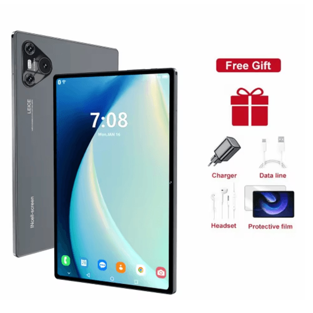 New 2025 16 Pro 10 Inch Android Tablet With Snapdragon 870 16GB RAM And 1TB Storage 2