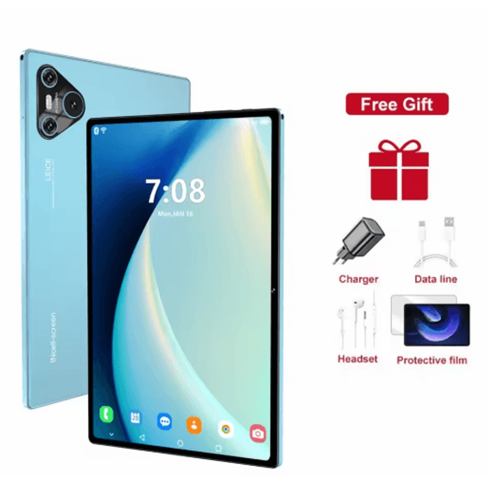 New 2025 16 Pro 10 Inch Android Tablet With Snapdragon 870 16GB RAM And 1TB Storage 3