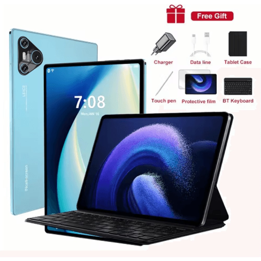 New 2025 16 Pro 10 Inch Android Tablet With Snapdragon 870 16GB RAM And 1TB Storage 6