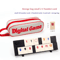 Rummy Cube Game Set With 4 Racks 106 Tile Classic Family Board Game With Portable Travel Case 1