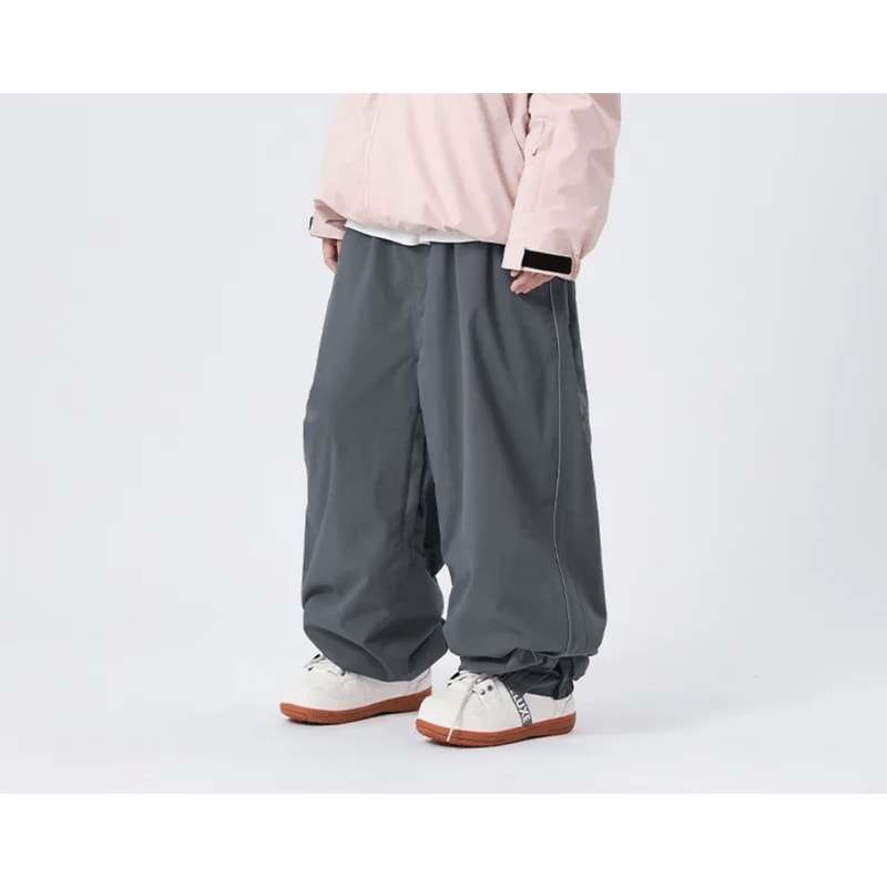 Southern Style Waterproof Ski Pants Loose Fit Snowboard Outdoor Pants For Men And Women 0