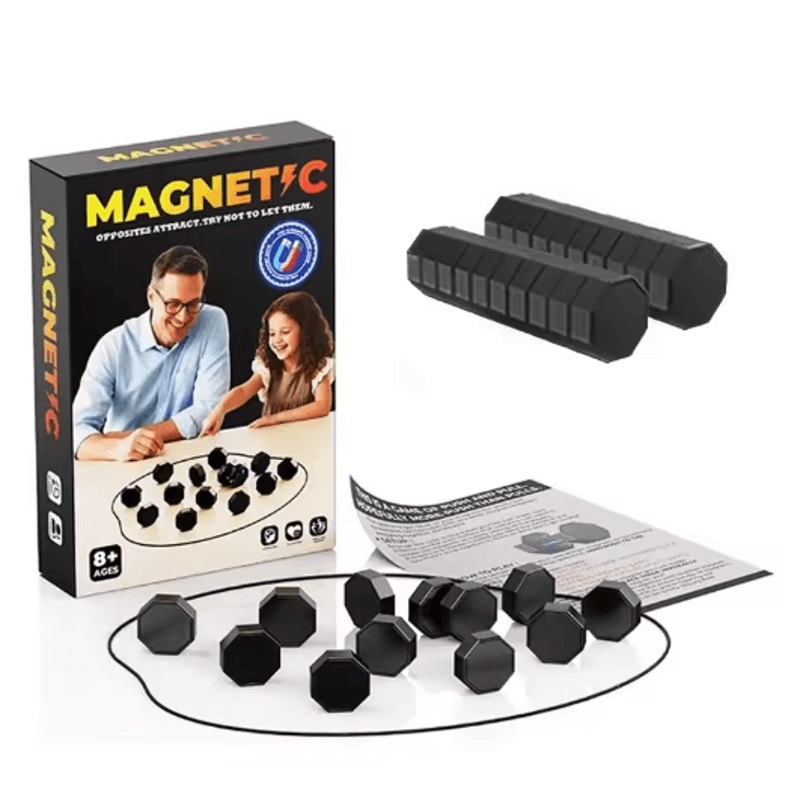 Magnetic Stones Strategy Game With Board Interactive Family Party Game For Kids Adults 3