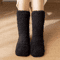 Womens Thickened Thermal Slipper Socks Winter Warm Plus Velvet Anti Slip Home Sleep Socks 5