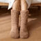 Womens Thickened Thermal Slipper Socks Winter Warm Plus Velvet Anti Slip Home Sleep Socks 6