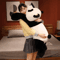 Giant Panda Plush Toy Sleep Pillow UltraSoft Cartoon Bear Stuffed Animal 60120cm For Kids Gifts 0
