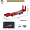 HUINA RC Alloy Tractor Truck 1 18 Scale 19 Channel Engineering Trailer With Lights Sound 4