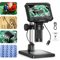 1600X Digital Microscope With 43 Inch IPS Screen Coin PCB Inspection Microscope With LED Lights 7