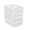 Transparent Stackable Building Blocks Storage Box With Grid Drawers 2