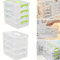 Transparent Stackable Building Blocks Storage Box With Grid Drawers 4