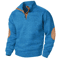 Mens Autumn Winter Stand Collar Knitted Sweater Casual Long Sleeve Pullover 9